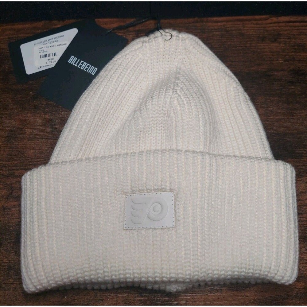 BILLEBEINO X Philadelphia Flyers Official Merino Wool Beanie Tan One size
